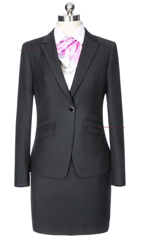 阳江卸货叠层斜口袋女士高雄西服