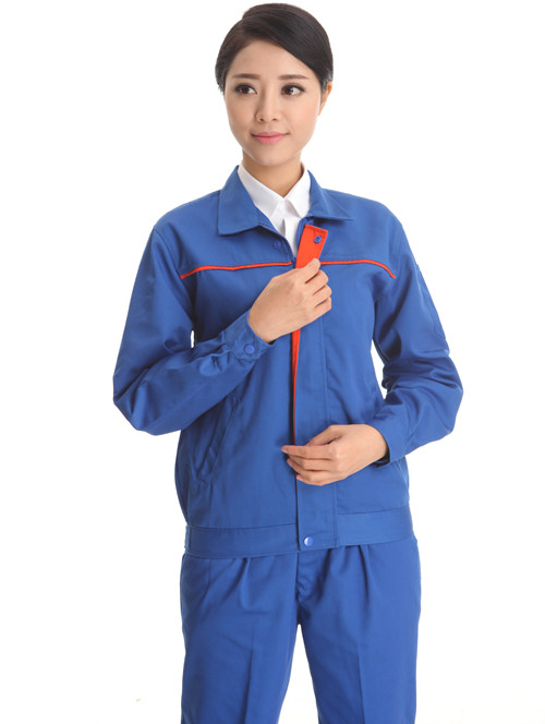 春秋季长袖北汽宜兰市工作服绿色上衣