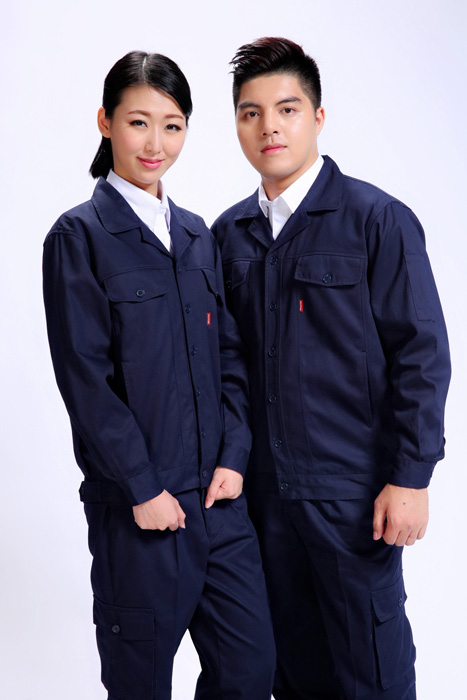 核莱卡工潮州建成本员设纯棉工作服