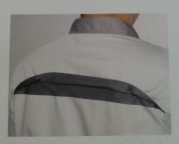 带古铜透全夏毛气网工作服