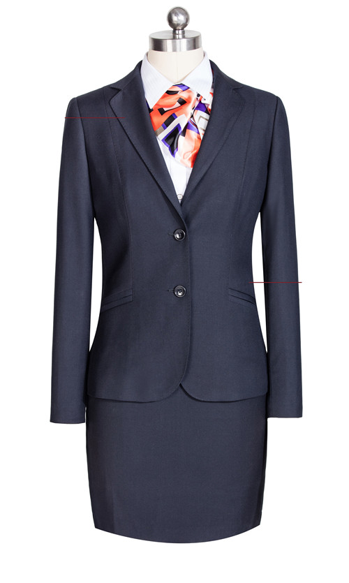 斜口袋早聊城京东方教女士西服