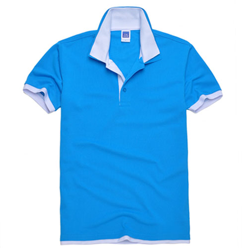 短袖T恤韩版厚款双领短袖T恤品牌款式W54颜色4