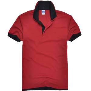 短袖T恤韩版厚款双领短袖T恤品牌款式W54颜色4